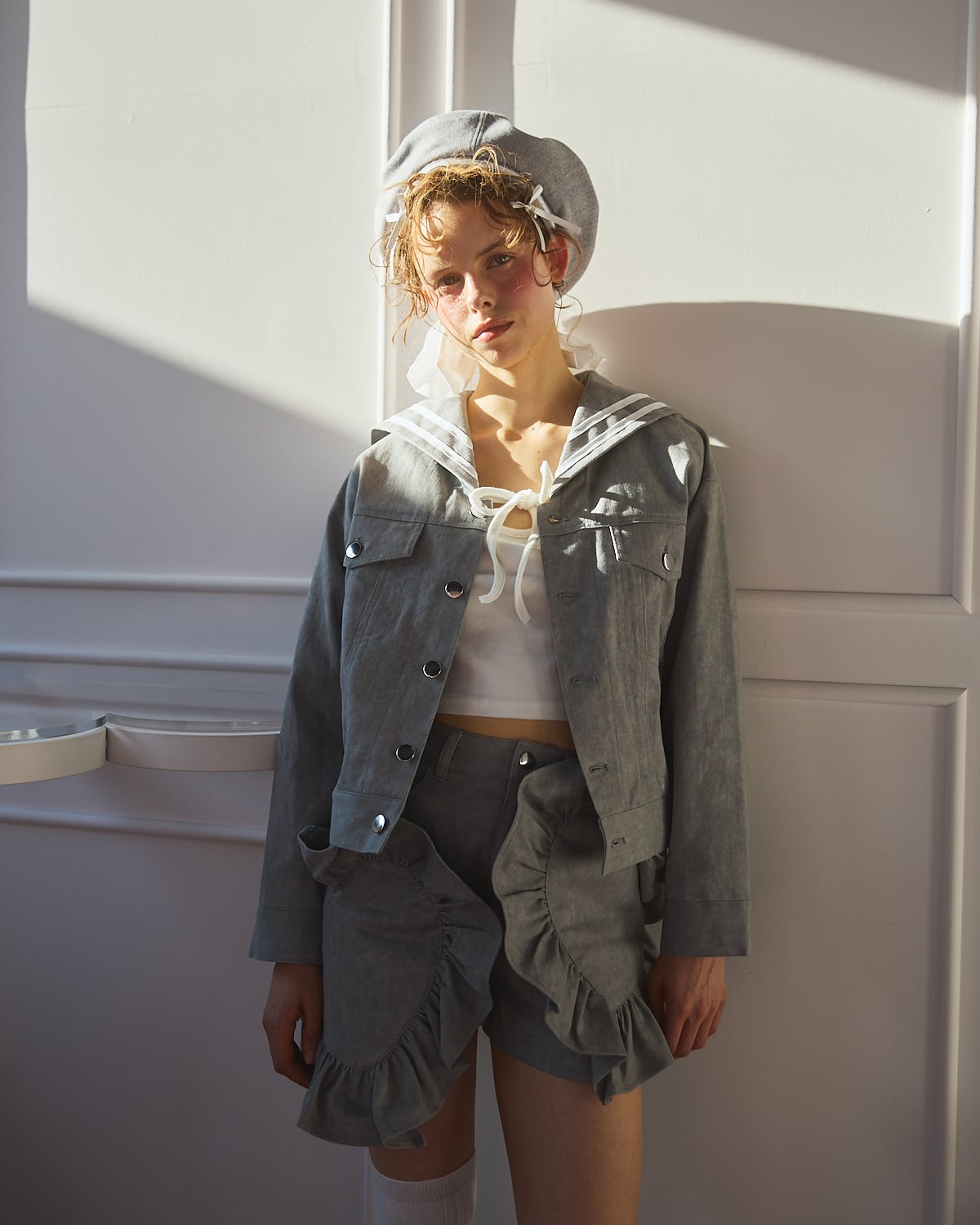 S/S セーラーデニムジャケット | lilLilly official webstore