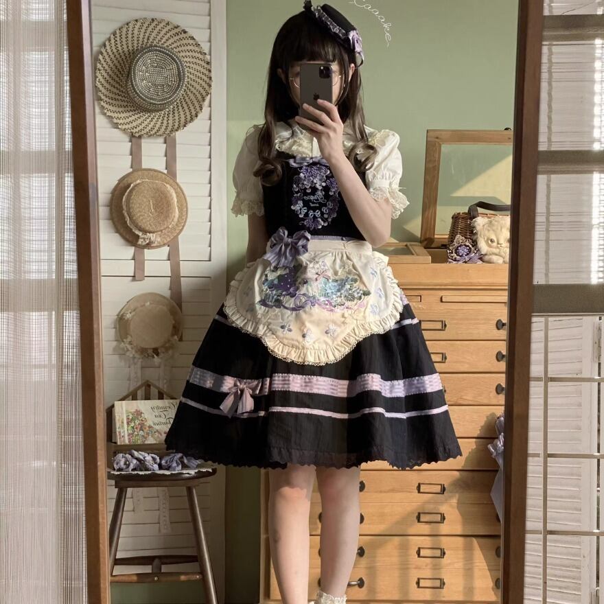 ゴスロリ ロリータ JSK withU ジャンパースカート ゴスロリ通販 With U 納期30日 ロリパン アイドル衣装 JSK