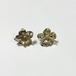 Vintage 925 Silver Flower Pirced Earrings