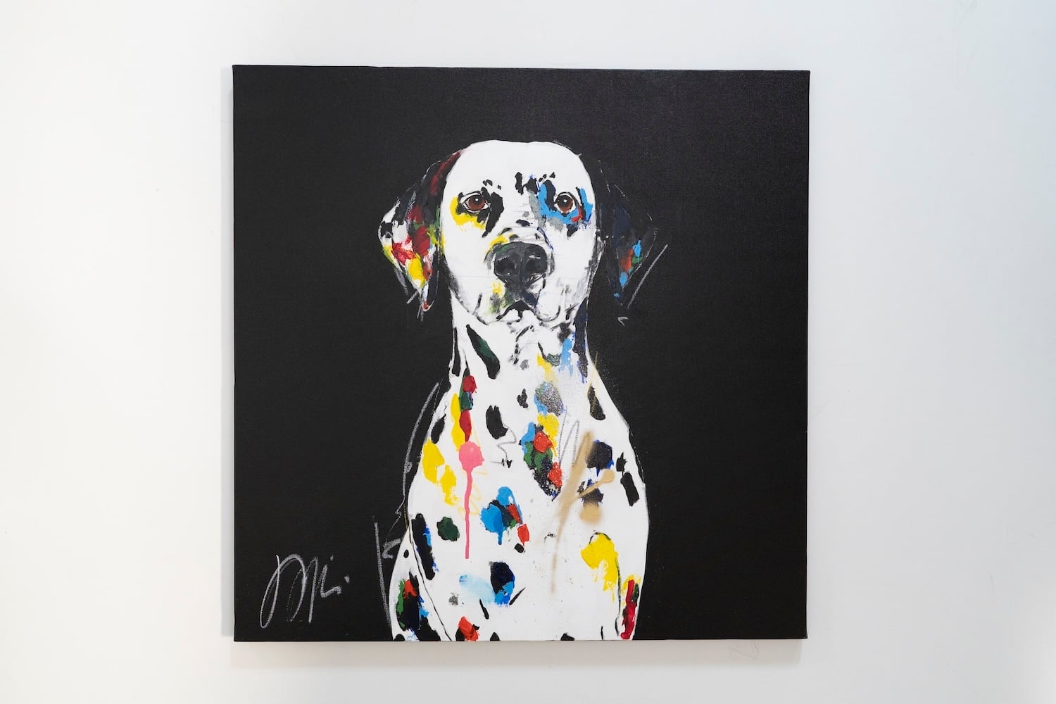 Dalmatian / ダルメシアン / 犬の現代アート作品 絵画販売