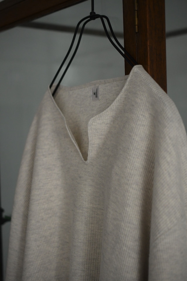 blurhmsROOTSTOCK / Rough&Smooth Thermal Over-neck L/S (Heather Oatmeal)