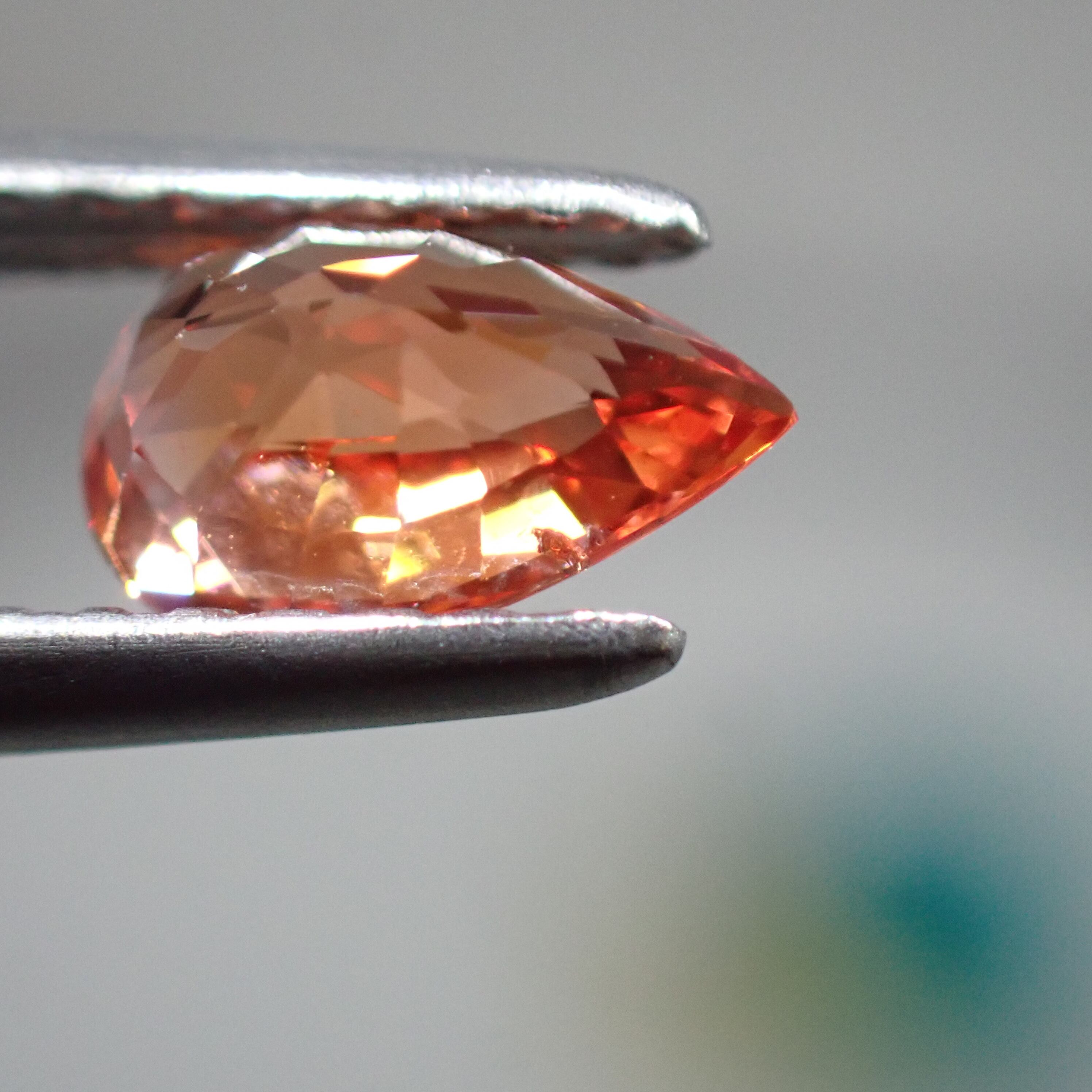 中宝鑑別書付き】完熟オレンジ☆パパラチアサファイア0.696ct | 宝石 