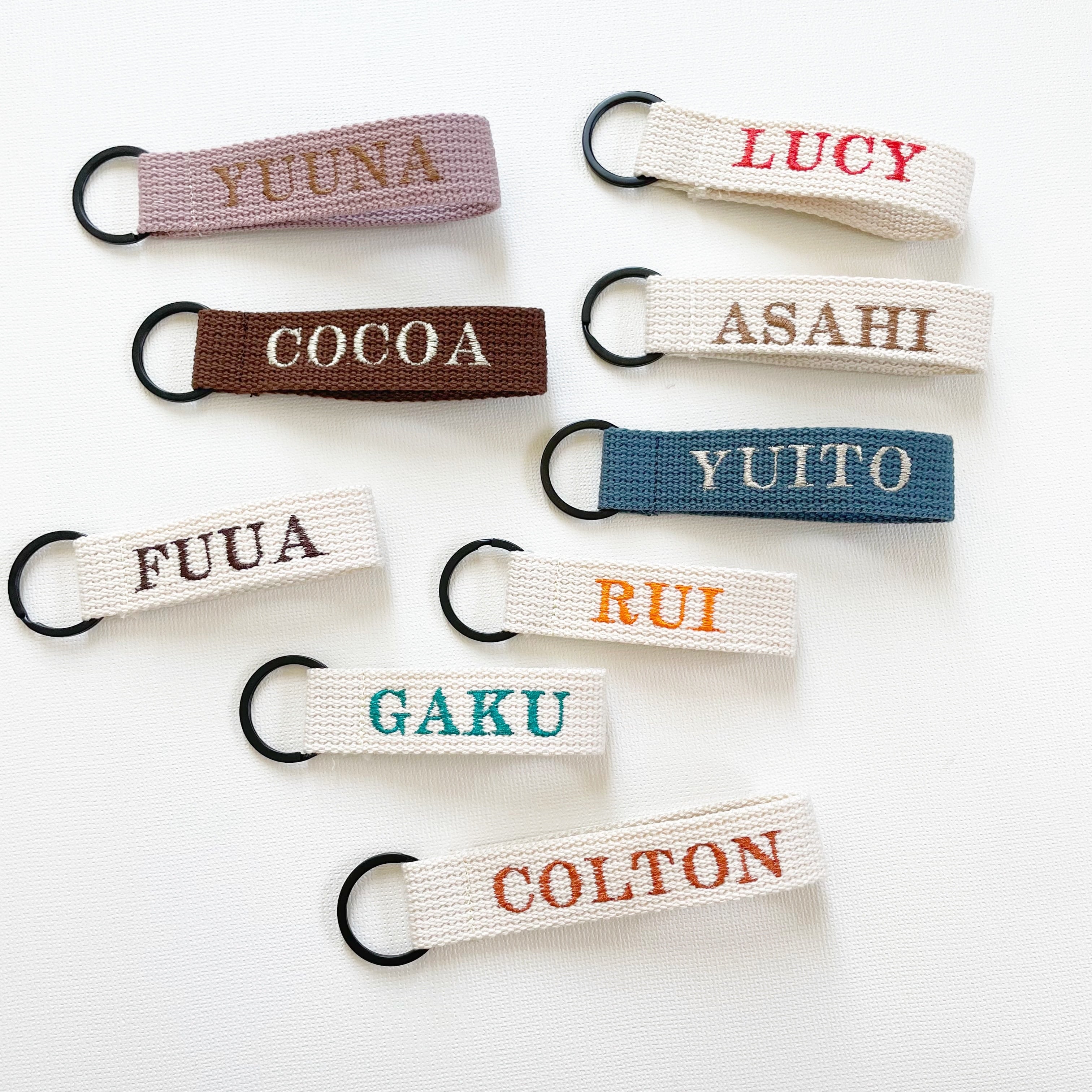 即納】刺繍♡名入れネームタグ | TAMSmuu
