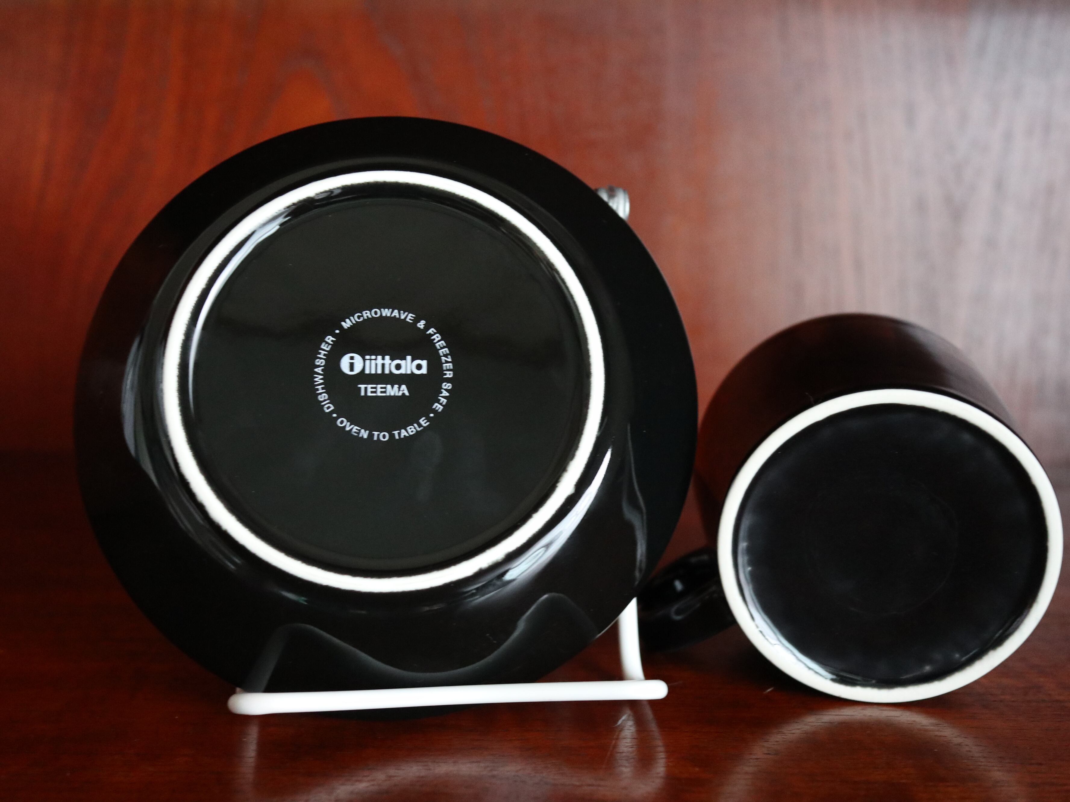 ARABIA/iittala TEEMA（ティーマ ） ティーカップ＆ソーサー ブラック