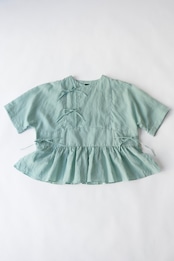 【suie】Fine ramie obi blouse/エアリーラミー帯トップス