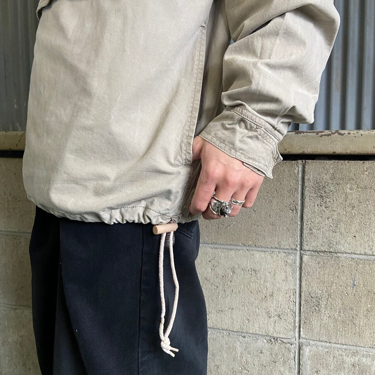 90年代 EMS ハイネック コットン アノラックジャケット メンズM-L相当