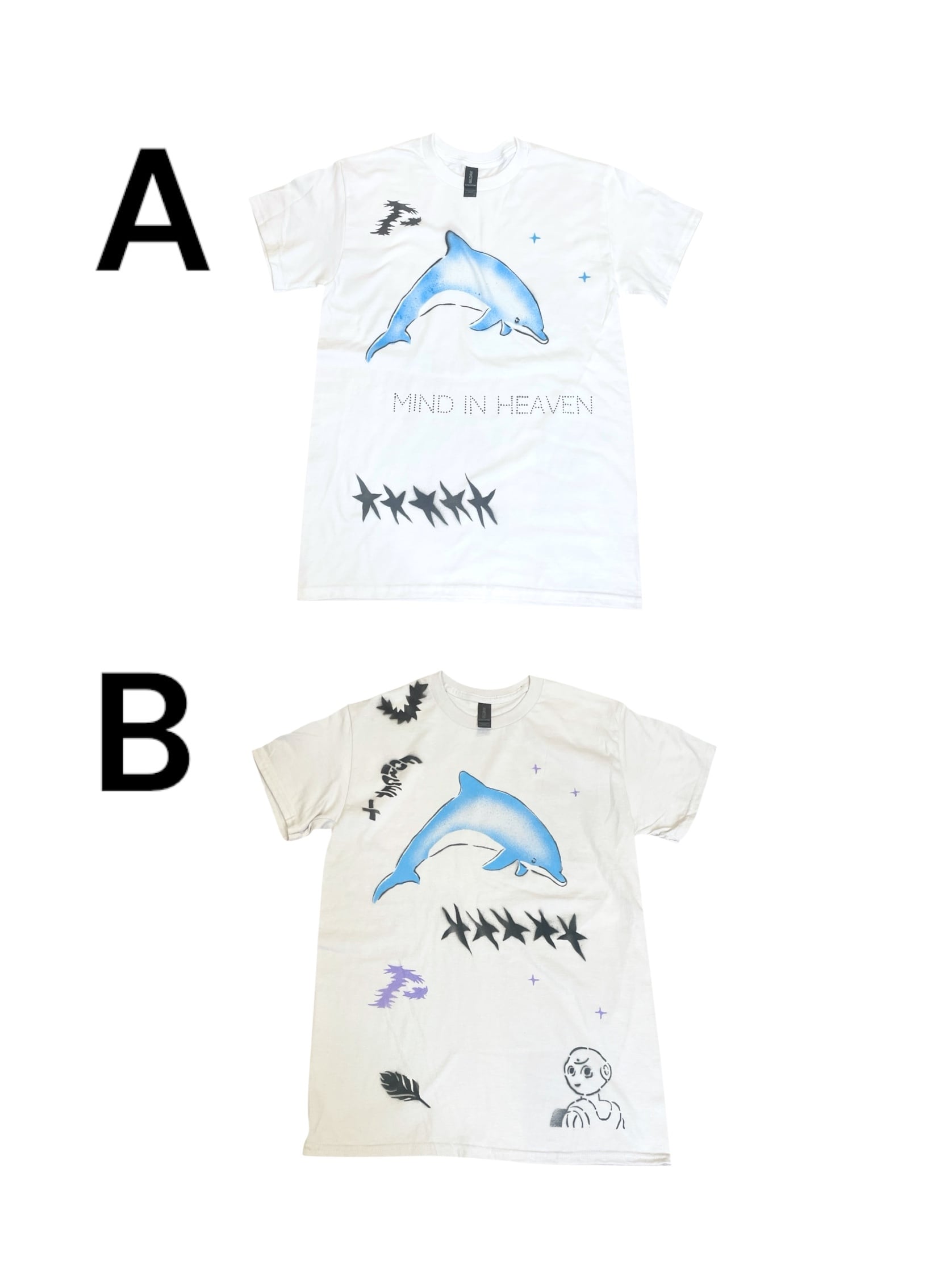 perfect plan Stencil T-shirt 【S】