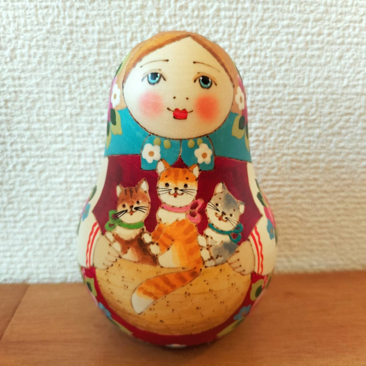 LYH024】北欧雑貨のインテリア マトリョーシカ リューバ作 収穫