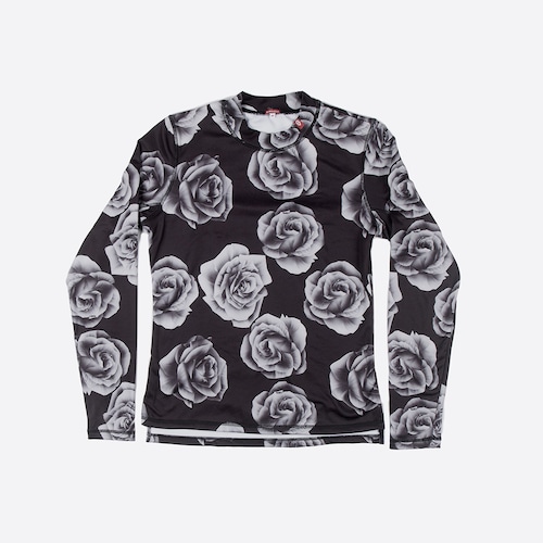 【AIRHOLE】 WOMENS THERMA POLAR FLEECE BLACK ROSE　ファーストレイヤー