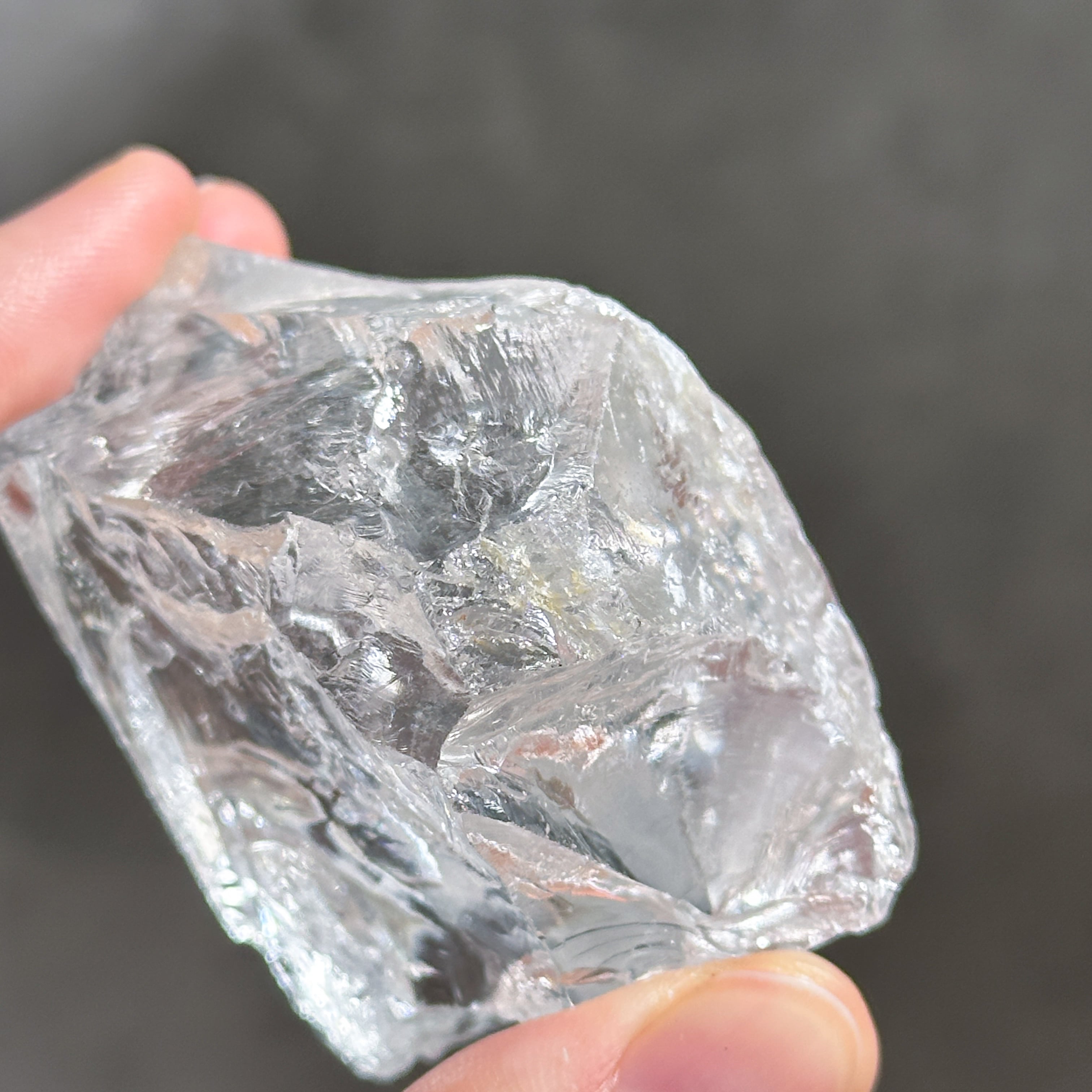 透明感◎虹◎ミナスジェライス産クリアクォーツ 原石01◇ Clear Quartz