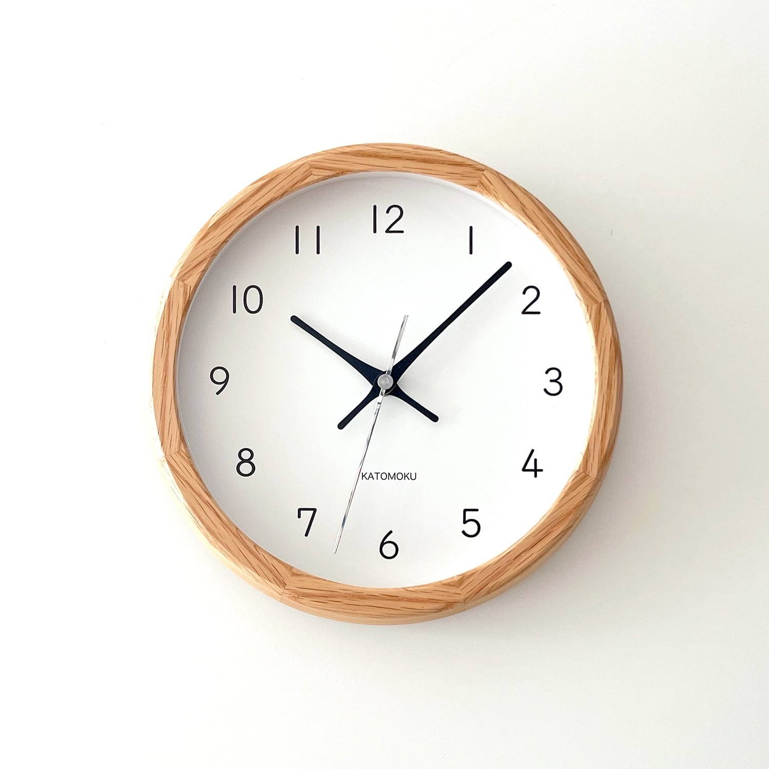 円型掛け時計 KATOMOKU muku clock 13 オーク km-130OA 掛け時計 | 加藤木工株式会社