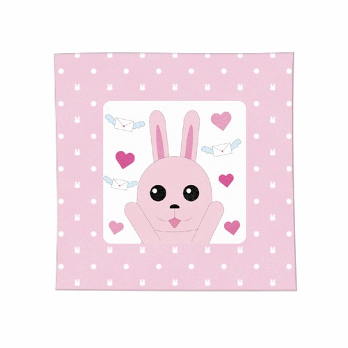 うさぎのラブレター2(ミニハンカチ)