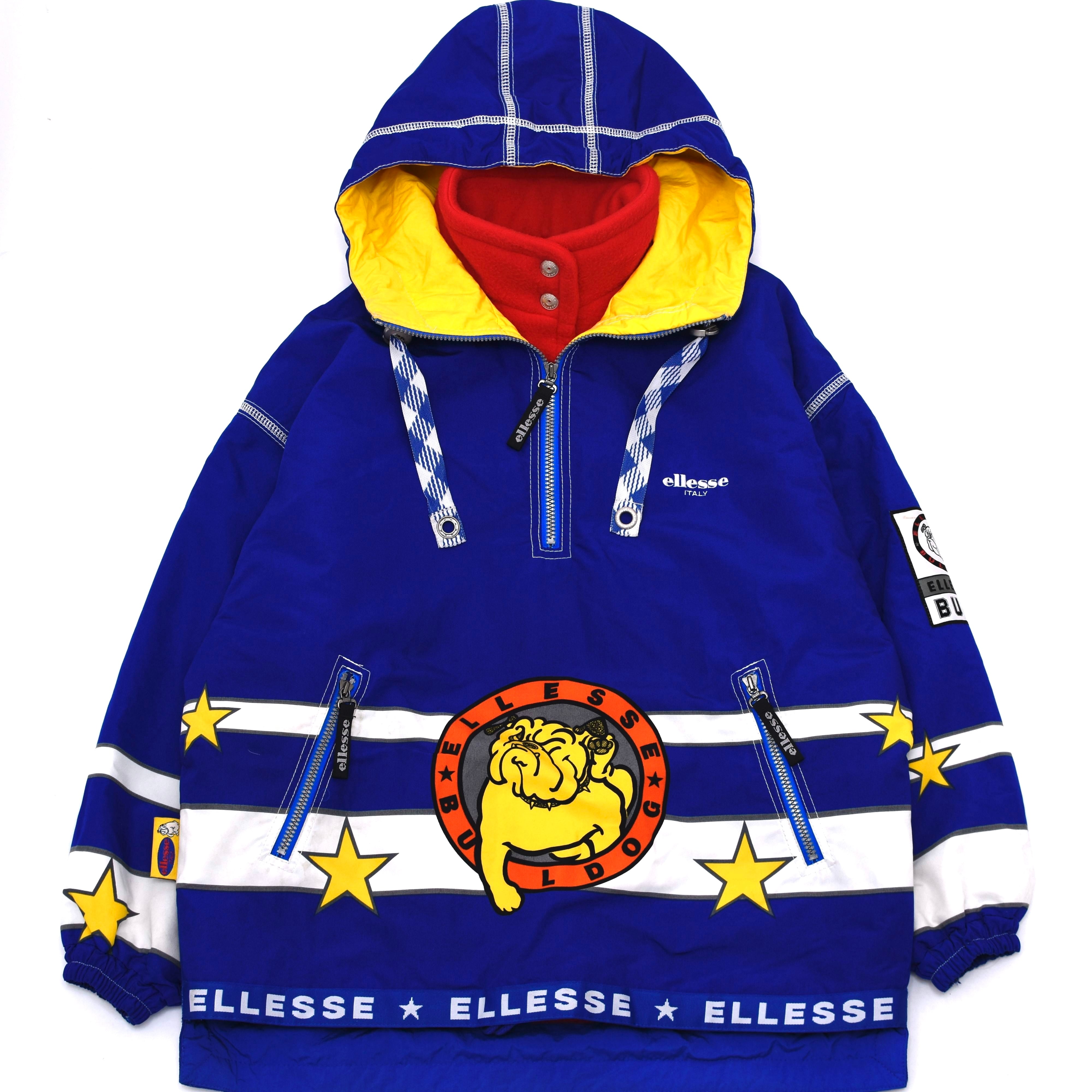 【極美品】ellesse ヴィンテージ スノーセットアップ アノラックパーカー