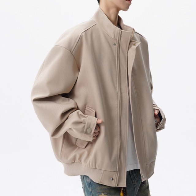 スタンドカラー　モードブルゾン　2カラー　LB1568