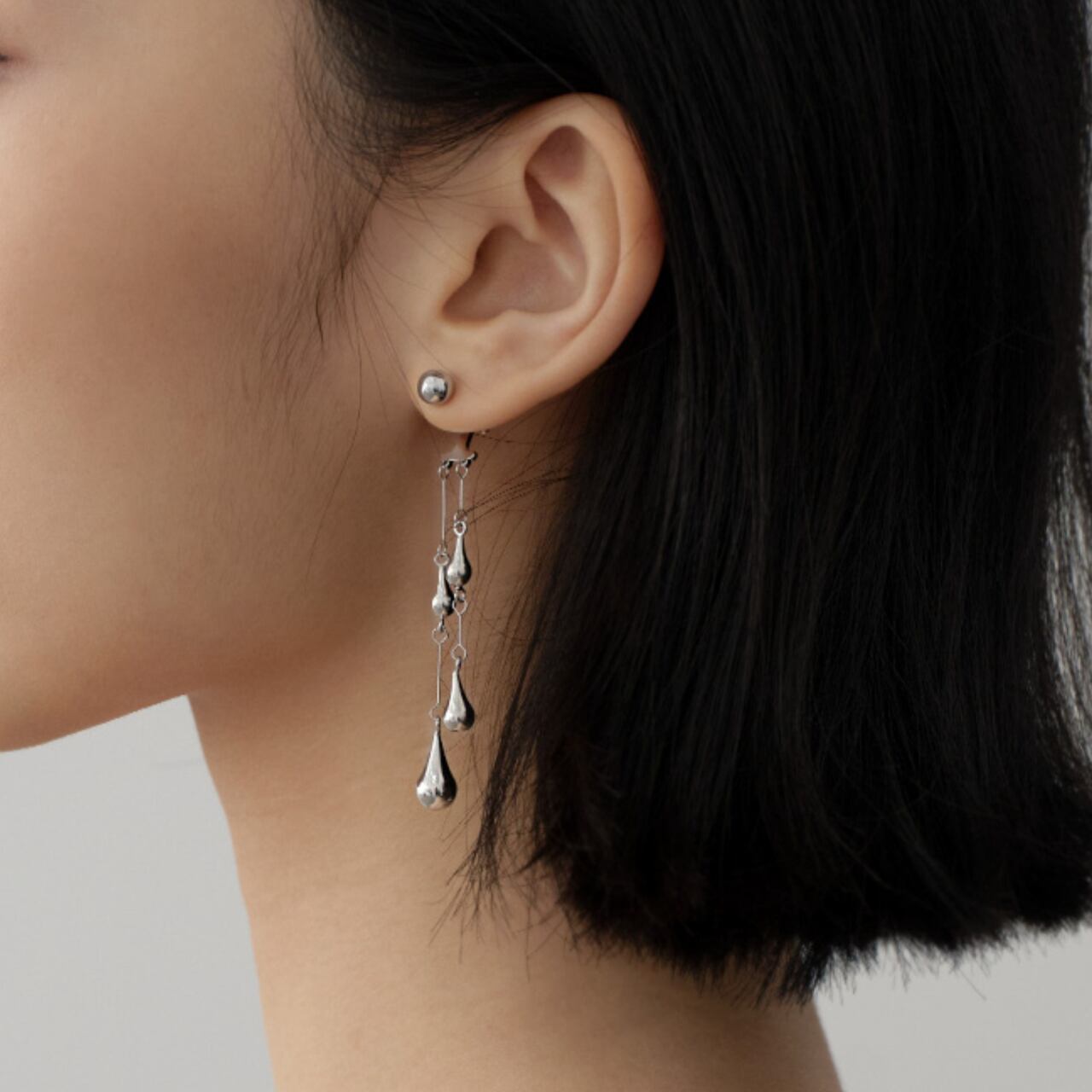 Raindrop tassel earrings S726