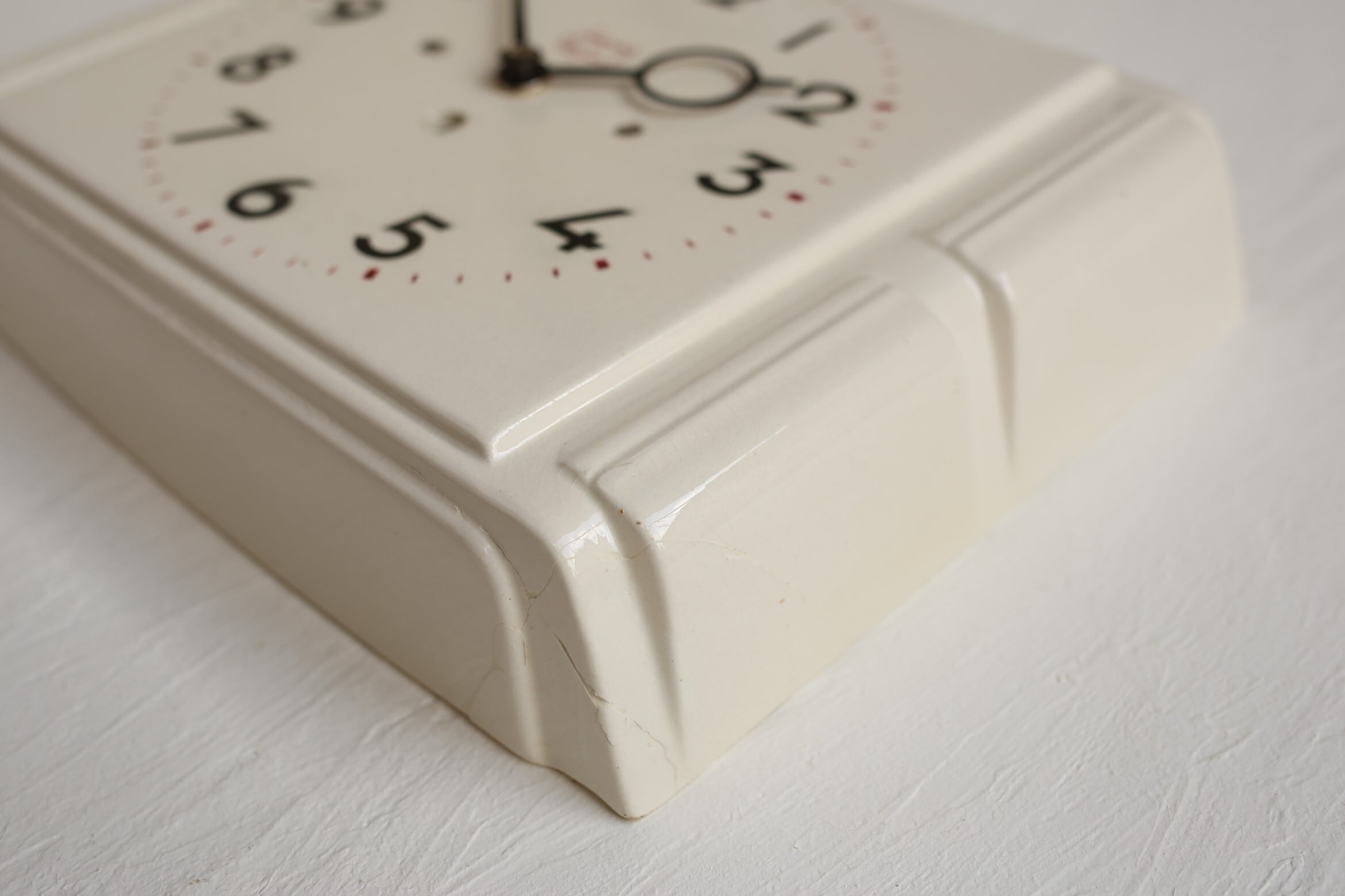 アンティーク 掛け時計 アナログ 時計 パリ フランス アイボリー 白 クリーム フランス アンティーク ヴィンテージ JAPY 壁掛け時計 スチール