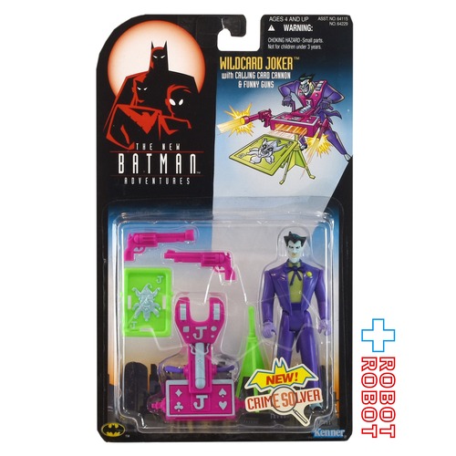 ケナー ニュー・バットマン・アドベンチャーズ ワイルドカード ジョーカー アクションフィギュア 1998 未開封