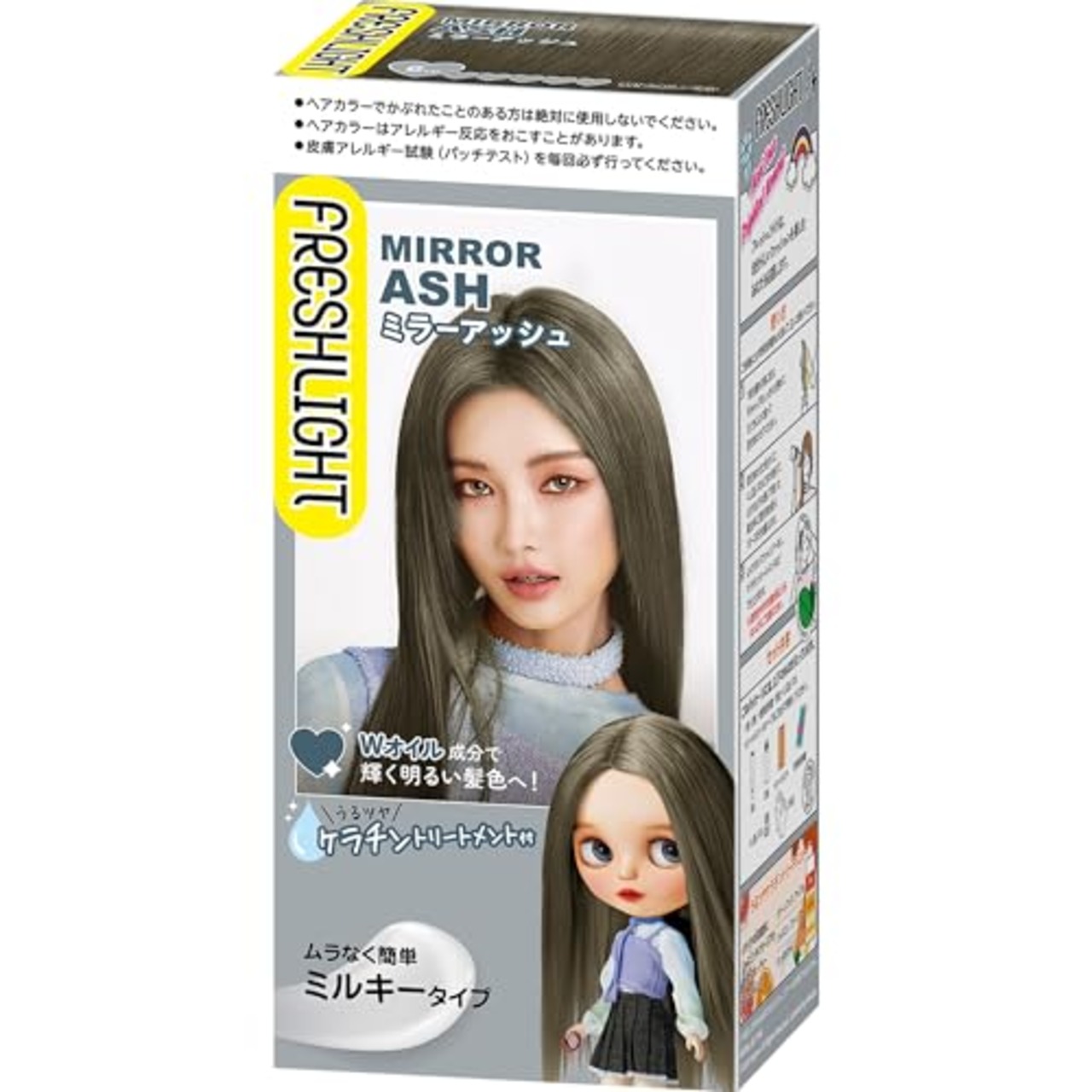 ヘンケルジャパン(Henkel Japan) フレッシュライト ミルキーヘアカラー ミラーアッシュ [医薬部外品] 1個 (x 1)