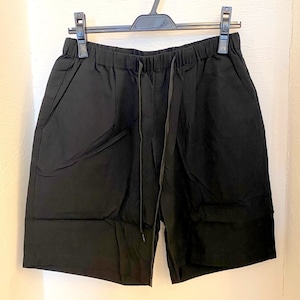 Tech Linen Short Pants　Black