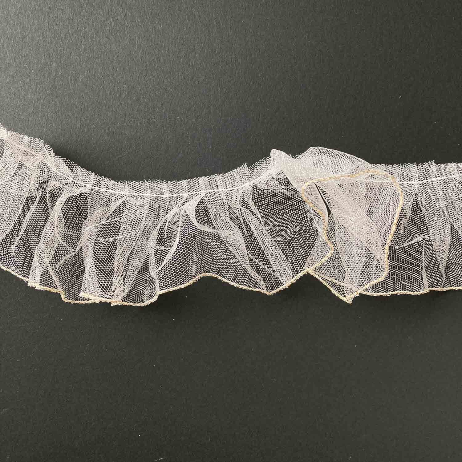 縁ラメギャザー寄せチュールレース（50cm〜） | Dua-アクセサリー