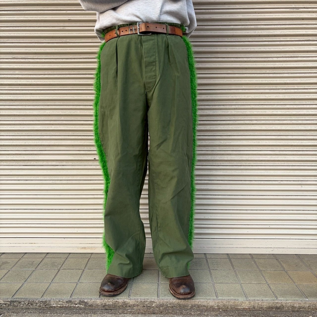 70s スウェーデン軍 M-59 ユーティリティパンツ リメイク サイドライン