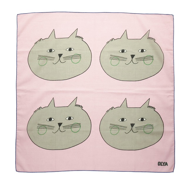 Olya Handkerchief Cat ハンカチ