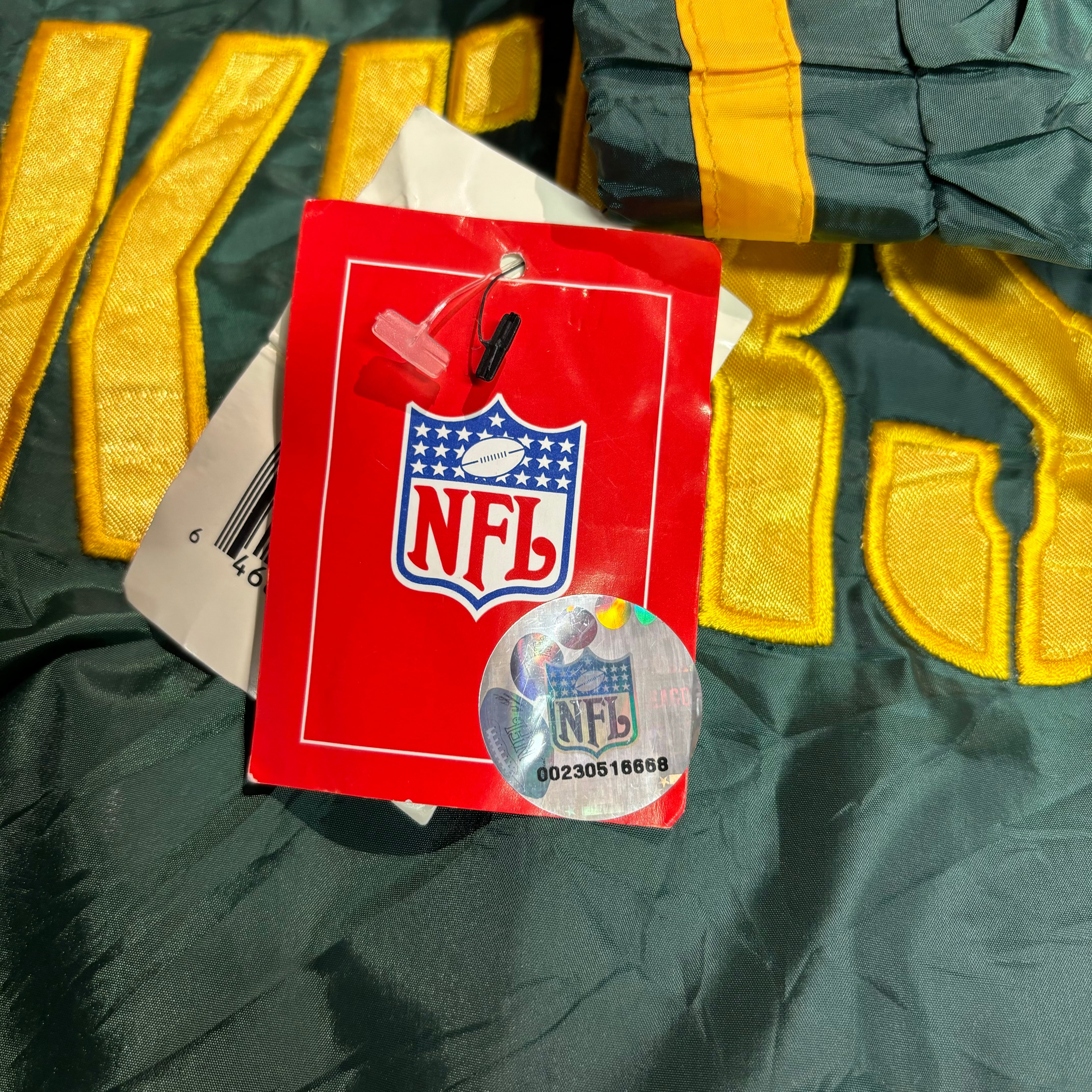 PACKERS NFL ピステ ナイロンプルオーバー スポーツ ジャケット