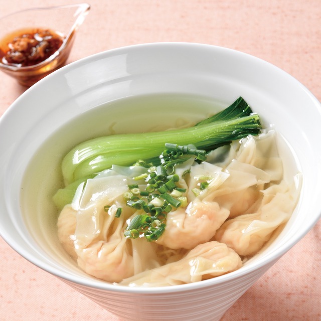 香港雲吞麺と乾焼蝦仁のセット（各2食・冷凍）