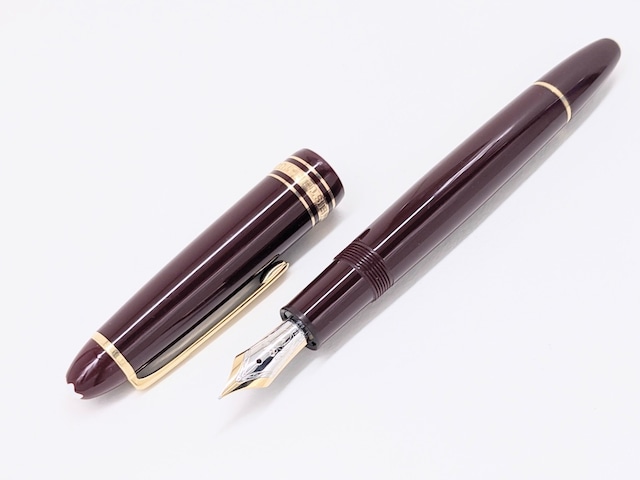 '00s　モンブラン マイスターシュテュック １４７ トラベラー ボルドー　MONTBLANC MEISTERSTUCK 147 TRAVELLER　（中字）　14K　　　　　03089