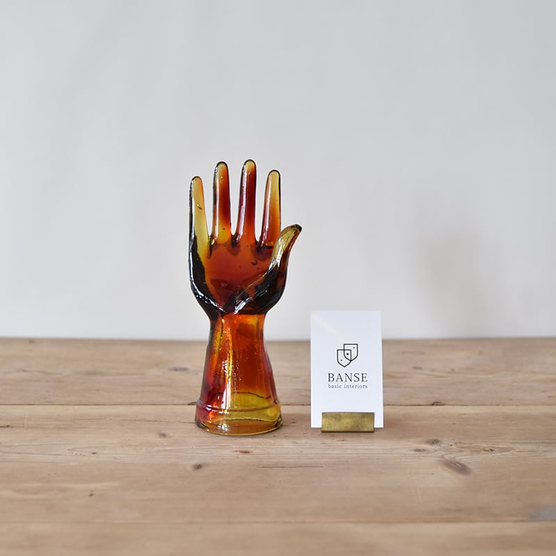 Glass Hand Object / ガラス ハンド オブジェ / 2009BNS-012 | BANSE