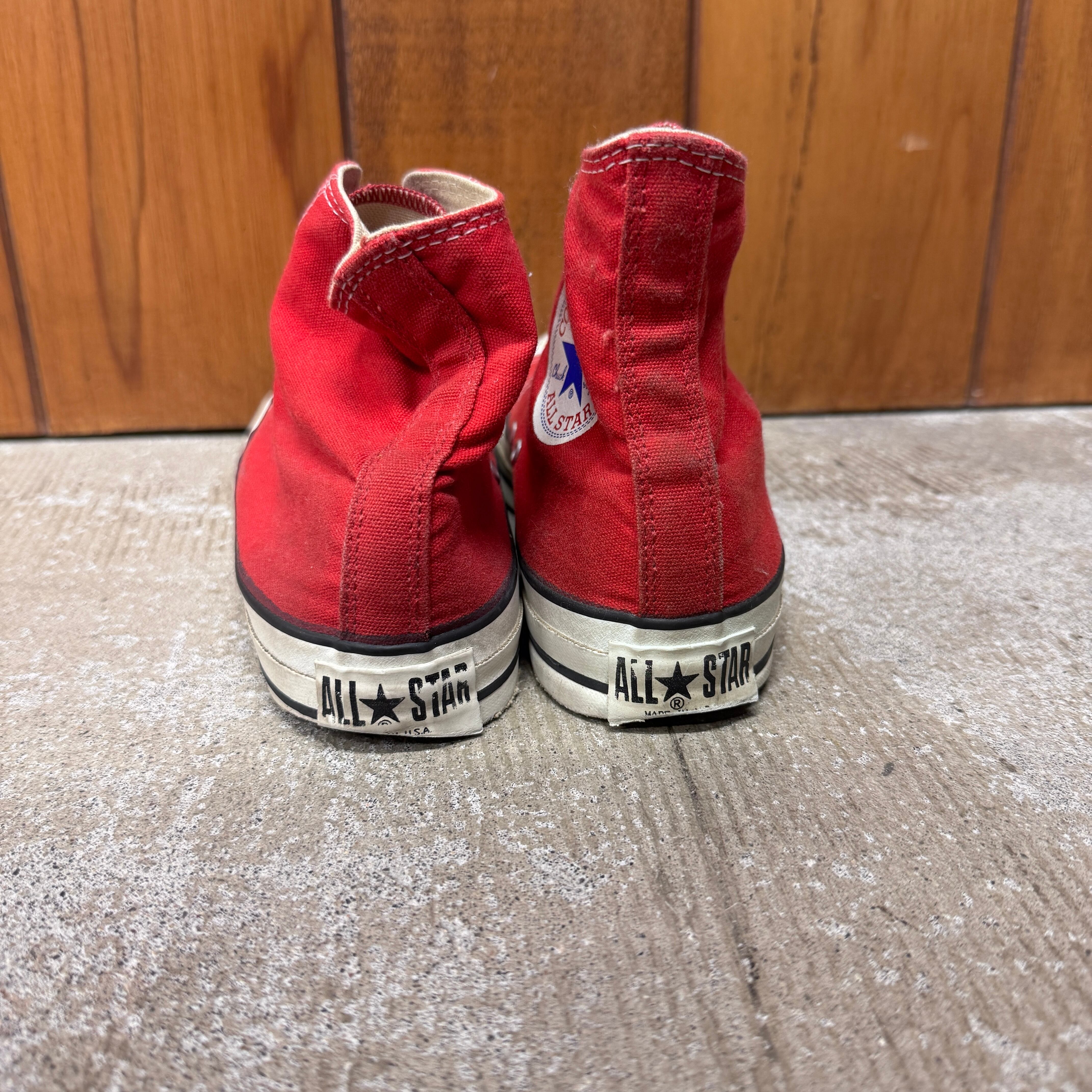 Ⓚ1990s CONVERSE ALL STAR HI SNEAKER RED | safarionline