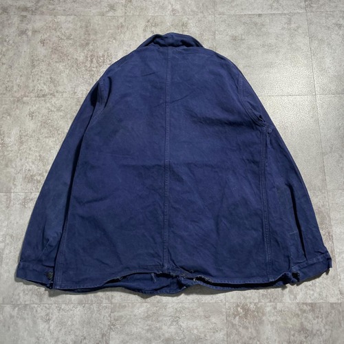 50s LIVRADOR 刺繍タグ コットンツイル フレンチワークジャケット 詳細写真11
