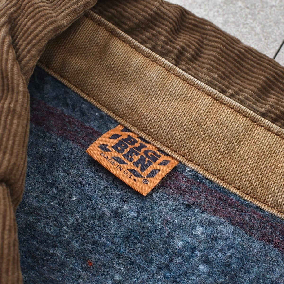 90's BIG BEN blanket lined duck jacket | 古着屋 grin days memory