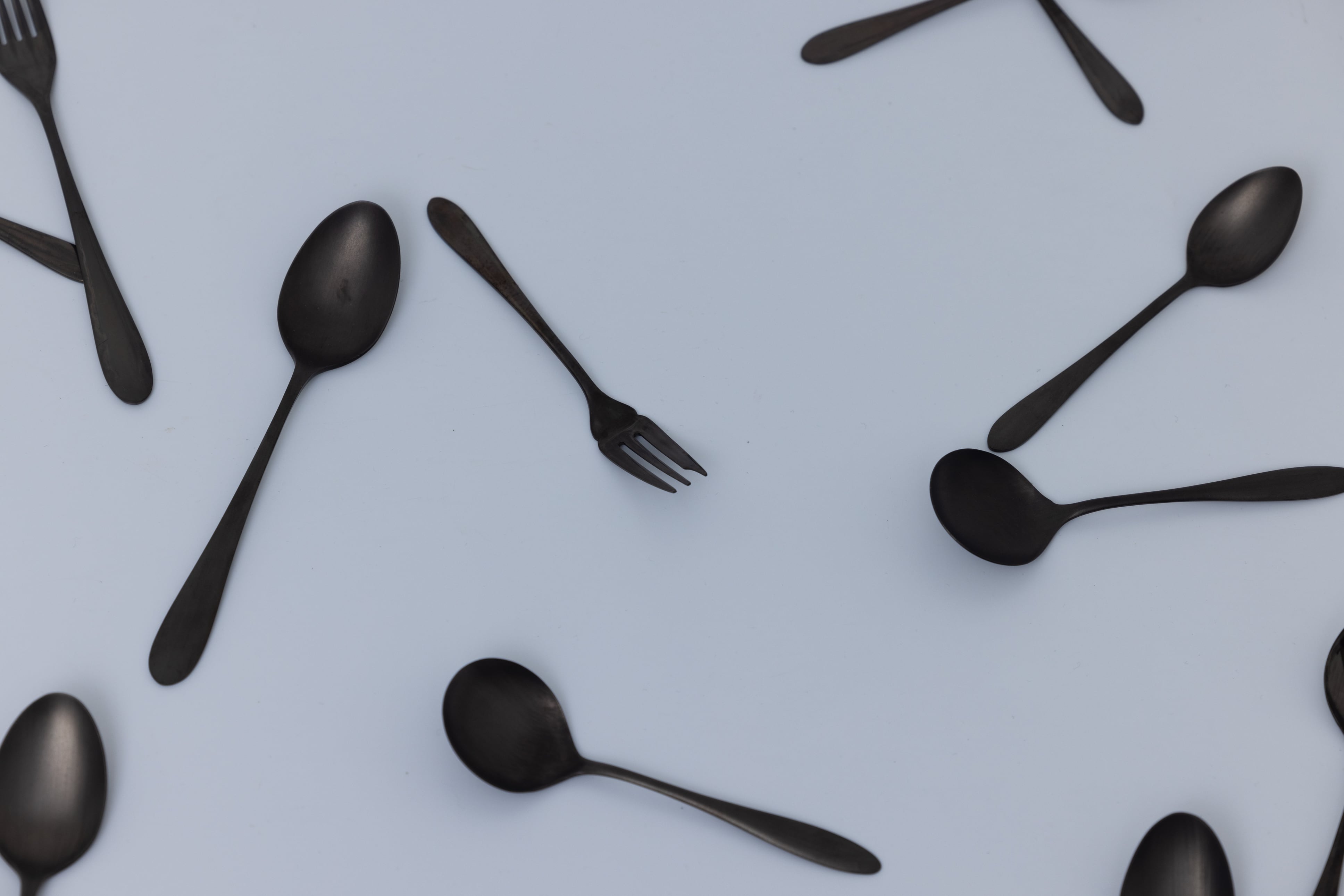 スープスプーン（ざらざら） | 96（KURO）