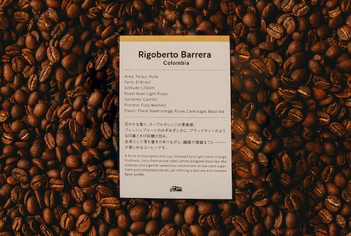 【浅煎り】Rigoberto Barrera - Colombia 200g