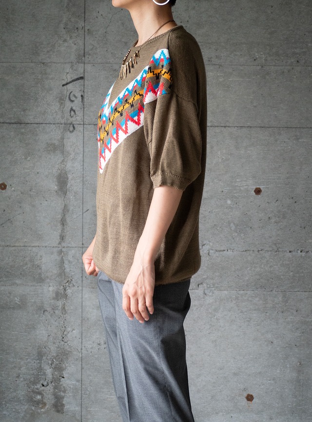 "Sue BRETT" 1980s Acrylic knit pullover