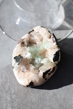 グリーンアポフィライト × ヒューランダイト Green Apophyllite × Heulandite | 天然石 原石 鉱物 パワーストーン | st00417