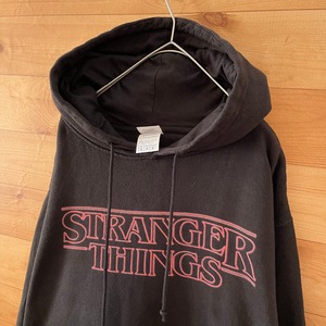 【DELTA】Stranger Things ストレンジャーシングス Netflix ネトフリ ロゴ スウェット パーカー US古着 アメリカ古着