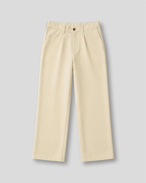 MM FLARE COLOR SLACKS  IVORY