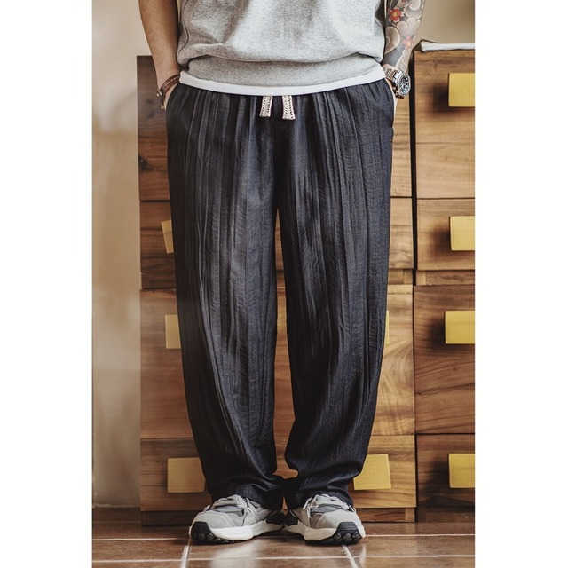 Pleats Multi-Pocket Pants Casual【G0881】