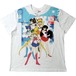 セーラームーン　Tシャツ　白　アニメT　海外オフィシャル