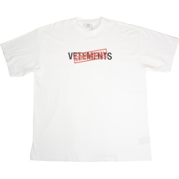 VETEMENTS ヴェトモン ロンT ホワイト 【公式通販】