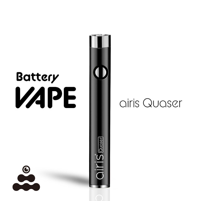 CBD VAPE バッテリー airis Quaser Black