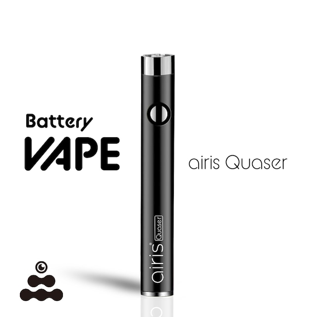 CBD VAPE バッテリー airis Quaser Black