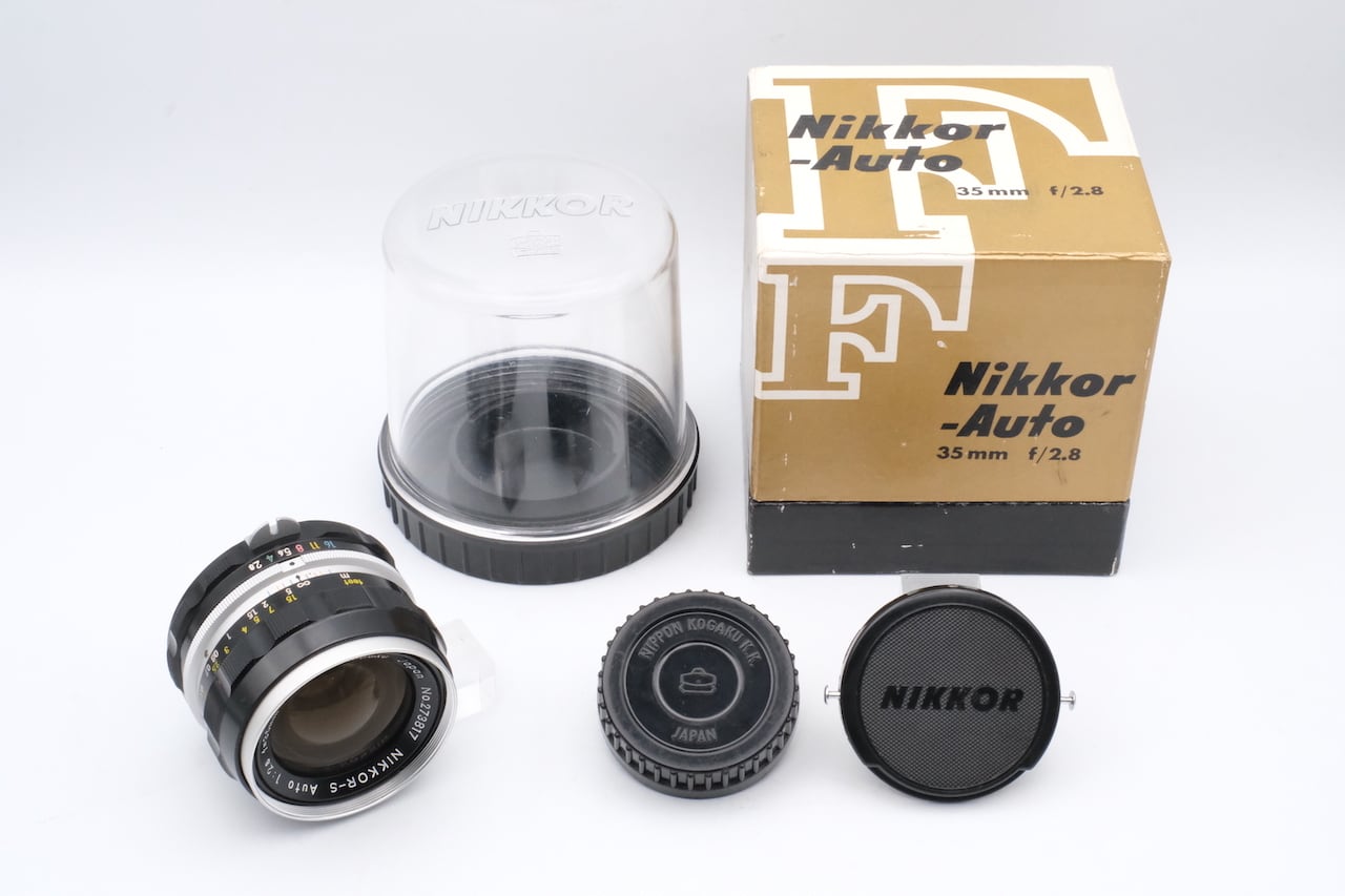 ニコン Nikon Nikkor 35mm f2 口論 非Ai【付属品多数】#2082