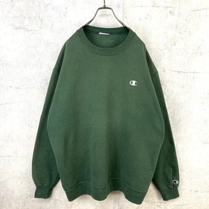 チャンピオン スウェット 刺繍ロゴ