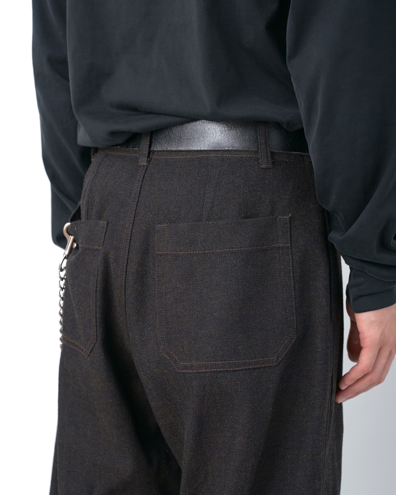 Nomàt "Straight PT C/W Denim〔Dark Brown〕"
