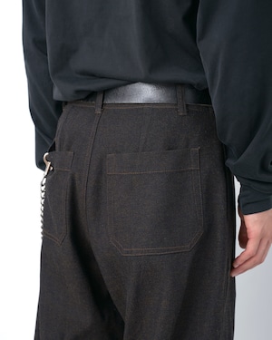 Nomàt "Straight PT C/W Denim〔Dark Brown〕"