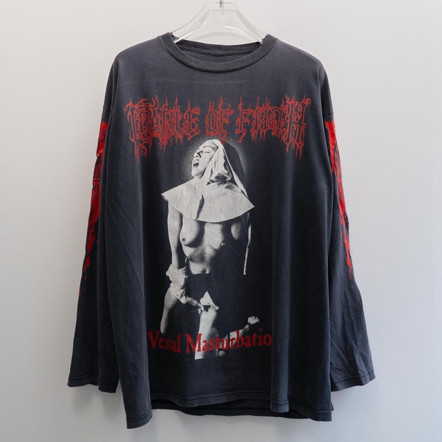 Cradle Of Filth " Vestal Masturbation L/S Tee " Cut Tag Fits XL【A10-235】