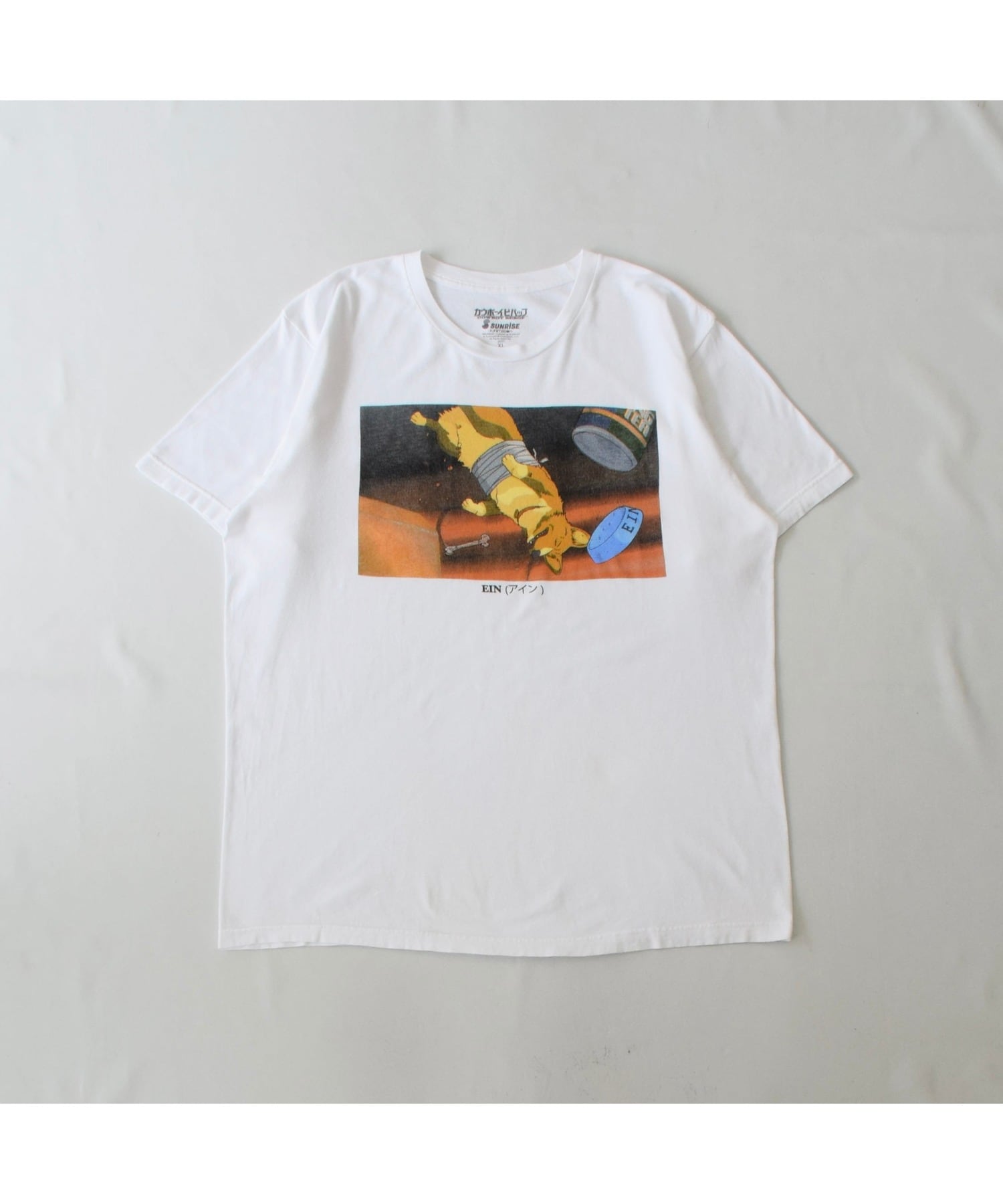 COWBOY BEBOP Tシャツ アイン メンズ XL ホワイト カウボーイビバップ